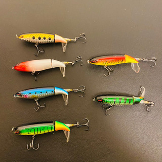 #釣具#フローティングペンシル×6本#プロペラ#スクリュー#新品...