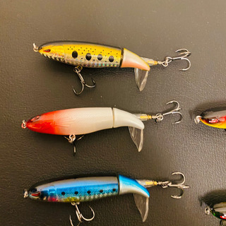 #釣具#フローティングペンシル×6本#プロペラ#スクリュー#新品#ルアーの画像
