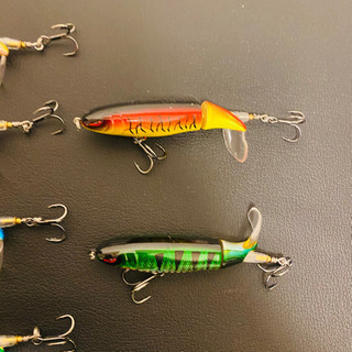 #釣具#フローティングペンシル×6本#プロペラ#スクリュー#新品#ルアーの画像