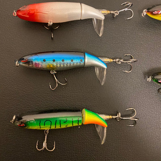 #釣具#フローティングペンシル×6本#プロペラ#スクリュー#新品#ルアーの画像