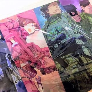 新品、未使用品 NO,0024 ソードアート・オンライン オルタナティブ ガンゲイルオンライン ５人　プレイマット　デスクマットの画像