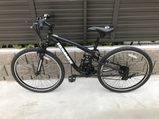 仙台市　ハマー　マウンテンバイク　MTB ブラック