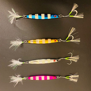 #釣具#メタルジグ×4本#80g#新品#夜光#集魚効果抜群#フッ...