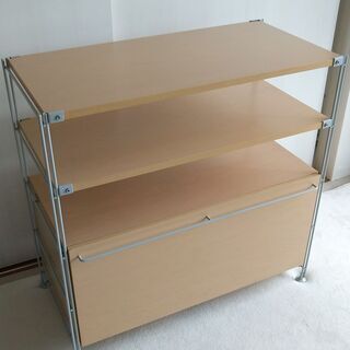 MUJI 無印良品    スチールユニットシェルフ セット  幅...