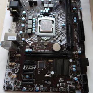 マザーボード(ジャンク品)、CPU(Core i5)セットの画像