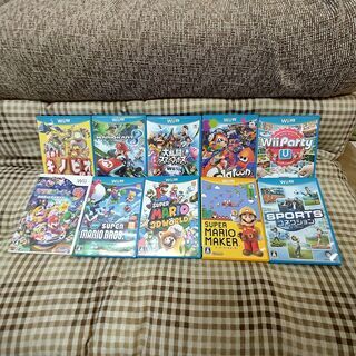 WiiU + ソフト10本の画像
