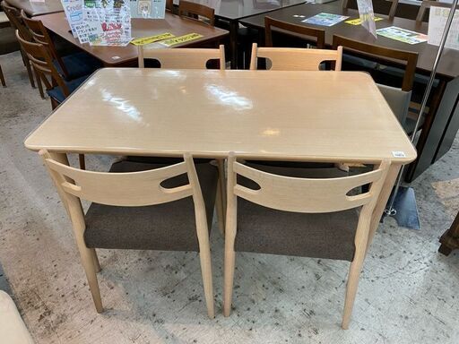 【愛品館 江戸川店】日進木工 ダイニング5点セット ID:152-006879-105