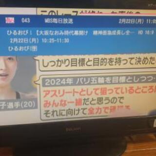 テレビ19v型