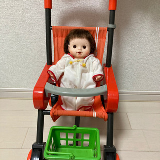 ポポちゃんのベビーカーとちいぽぽちゃん