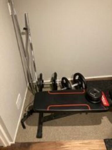 WILD FIT ベンチ/ALEX バーベル　シャフト180cm　引き取り限定 WILD FIT ベンチ/ALEX バーベル シャフト180cm 引き取り限定