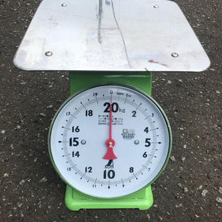 【売れました】上皿はかり20kg シンワ　