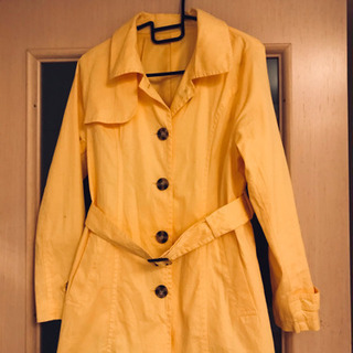 ⭐︎美品⭐︎イエローベージュのトレンチコート共布ベルト付