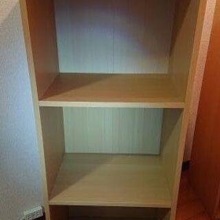 ニトリ3段カラーボックスを2台（A4判対応）の画像