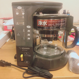 新しい象印 コーヒーメーカー 珈琲通 4杯用 EC-TC40-TA