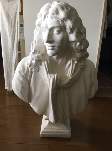 石膏像　モリエール
