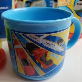 プラレール　蓋付きカップ　トーマス　コップ　プラスチックの画像
