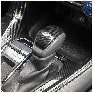 新品　トヨタ　TOYOTA　新型　現行型　RAV4   50系　カーボン調　シフトノブカバーの画像