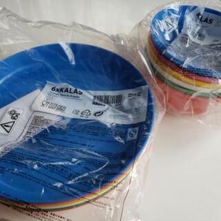 IKEA　子供用　食器　プレート　ボウル　新品未使用