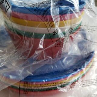 IKEA　子供用　食器　プレート　ボウル　新品未使用の画像