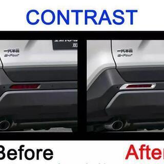 新品　トヨタ　TOYOTA　新型　現行型　RAV4   50系　リアバンパー　リフレクター　メッキカバー　2Pの画像