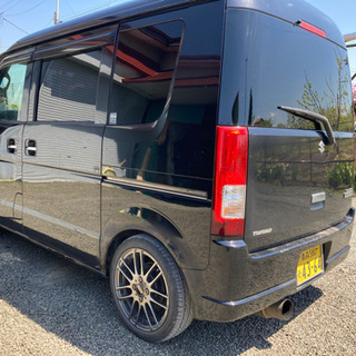 4wd スズキ エブリィワゴン da64w 黒の画像