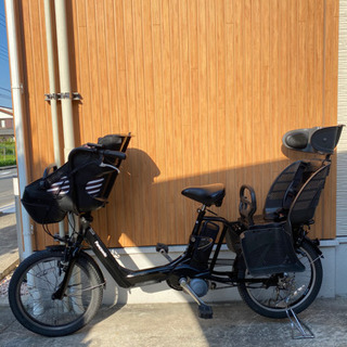 激安。子供乗せ用！新基準アシスト２倍！Panasonic電動アシスト自転車！底値 国内初！押し歩き機能搭載の幼児2人同乗用電動アシスト自転車を