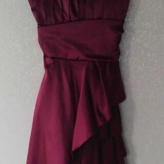 【交渉中】本日5月20日18時で締め切り！超美品 パーティードレス 膝丈 Fｻｲｽﾞ ストール付き♪の画像