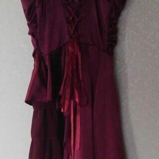 【交渉中】本日5月20日18時で締め切り！超美品 パーティードレス 膝丈 Fｻｲｽﾞ ストール付き♪の画像