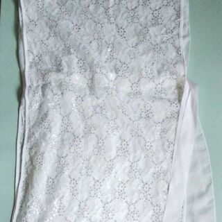 【交渉中】本日5月20日18時で締め切り！超美品 パーティードレス 膝丈 Fｻｲｽﾞ ストール付き♪の画像