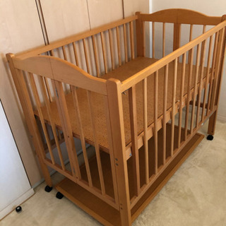 ベビーベッド&ベビー布団(予定者あり)の画像