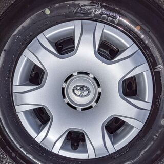 ハイエース 純正ホイール & ホイールカバー & タイヤ 4本セット (ほぼ