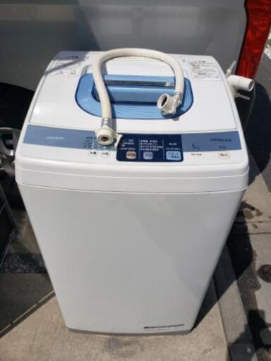 HITACHI 日立 全自動洗濯機 5kg NW-5MR ホワイト 2013年製