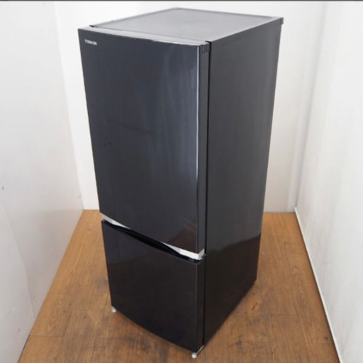 17年製 冷蔵庫 TOSHIBA 東芝 153L GR-M15BS-K 冷蔵庫 ピュアブラック