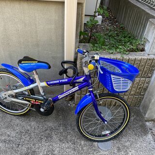 ブリジストン　子供用自転車　18インチ　男の子　補助輪ありの画像