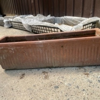 テラコッタ鉢、プランターと大きな壺の画像