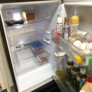 三菱　ノンフロン冷凍冷蔵庫・2ドア（傷あり）引渡日5/16のみの画像