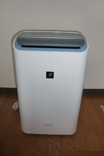 SHARP プラズマクラスター搭載　除湿機（空気清浄機能付）　ホワイト系 CV-EF120-W