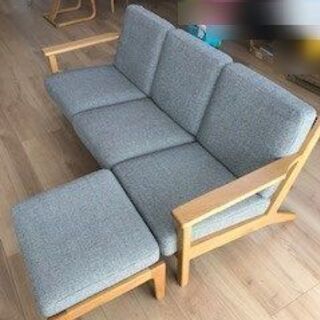 unico VISKA(ヴィスカ) 3シーター＆オットマン