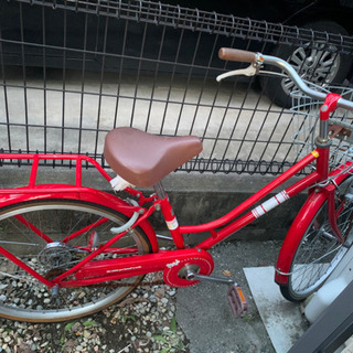 女の子用22インチ自転車