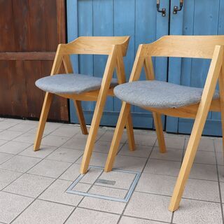unico(ウニコ)のELEMT(エレムト)シリーズのダイニングチェアー2脚