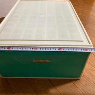 昭和　レトロ　衣装ケース　ヴィンテージ　エモい　緑　の画像