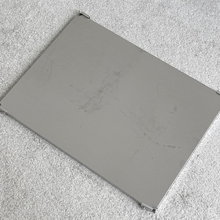 無印良品(MUJI) ステンレスユニットシェルフ 追加棚 56cm 5枚の画像