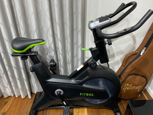 FITBOX フィットネスバイク | 静音スピンバイク クロストレーナー トレーニングマシン ルームバイク エアロバイク 
