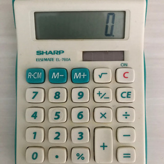 シャープ　電卓