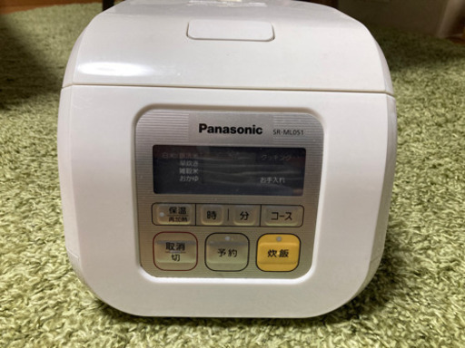 Panasonic 電子ジャー炊飯器 2012年製 3合炊き
