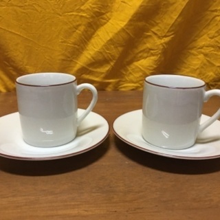 エスプレッソ　カップ　ソーサー2客セット