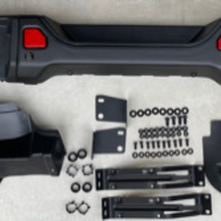 JeepラングラーJL 10th タイプ スチール リア バンパーの画像