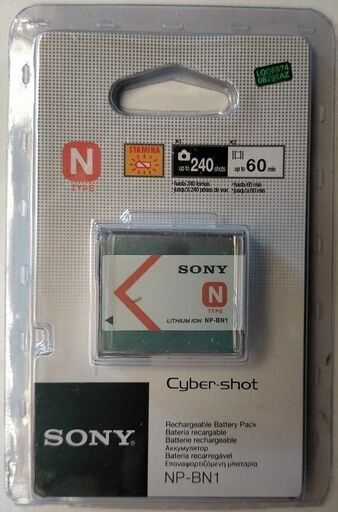 新品 SONY NP-BN1バッテリー