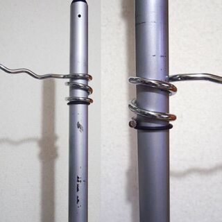 【無料】金属製ポールハンガー高さ調節可の画像