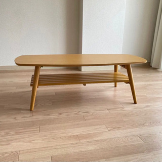 センターテーブル ウッドテーブル ローテーブル ナチュラル 北欧 木製の画像